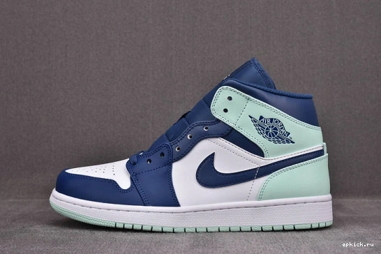 Rep EP 554725-413 554725-413 Mid Blue Jordan 1 Mint 0317